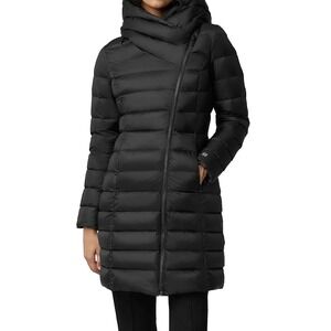 Soia & Kyo Karelle-TD Puffer Jacket Size M Black Coat Retail $445